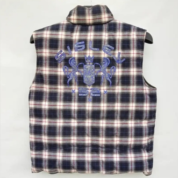 Outdoor Life Sisley Reversible Puffer Vest Big Logo Spellout - Picture 2 of 12